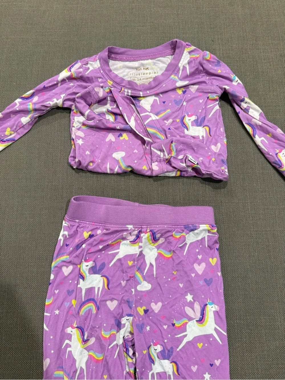 Little Sleepies Unicorn Pajama Set